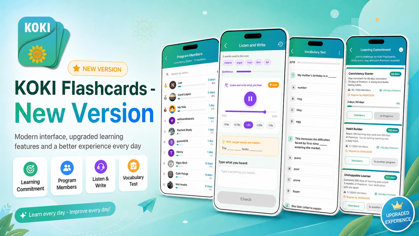 koki flashcards,